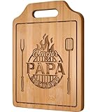 AceThrills Regalos para Papa, Regalos Para Papa Dia Del Padre – Tabla de Cortar de Bambú Grabada...